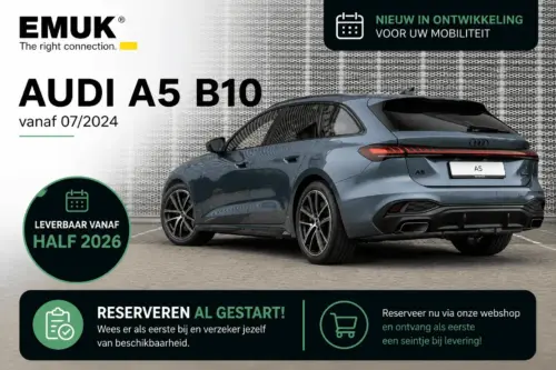Emuk Caravanspiegels Audi A5 B10 vanaf 07/2024 Emuk Caravanspiegels Audi A5 B10 vanaf 07/2024